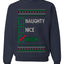 Naughty Nice, Irish, Irish Christmas, Unisex Ugly Christmas Sweater, Crewneck Sweatshirts