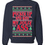 Pucker Up And Kiss My Jolly Ass, Unisex Ugly Christmas Sweater, Crewneck Sweatshirts
