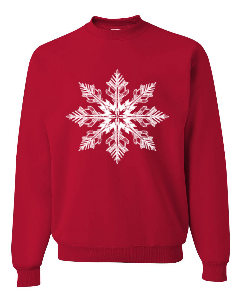 Snowflake, Pretty Holiday Christmas Design, Unisex Christmas Sweater, Crewneck Sweatshirts