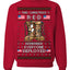 This Christmas RED Remember Everyone Deployed Veteran Ugly Christmas Sweater Crewneck Sweatshirt