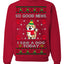 Good News I Saw a Dog Today Funny Ugly Christmas Sweater Crewneck Sweatshirt