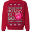 You Can Take Me Hot to Go, Hot Cocoa Viral Song Pop Music Ugly Christmas Sweater Crewneck Sweatshirt