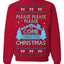 Please Please Please Come Home for Xmas Viral Pop Song Ugly Christmas Sweater Crewneck Sweatshirt