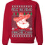 Feliz Navidad Puro Pinche Pari Funny Spanish Song Ugly Christmas Sweater Crewneck Sweatshirt