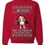 Jesus the Ultimate Deadlifter | Funny Ugly Christmas Sweater Crewneck Sweatshirt