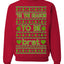 Tis the Season to Be Brat Music Rave Concert Merch Ugly Christmas Sweater Crewneck Sweatshirt