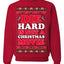 Die Hard is Not a Christmas Movie Classic, McClane Hans Nakatomi Plaza Xmas Party Holiday Movies Ugly Christmas Sweater Crewneck Sweatshirt