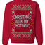 First Christmas With My Hot New Wife Classic Newlywed Ugly Christmas Sweater Crewneck Sweatshirt