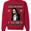 Llega Navidad Y Yo Sin Ti Christmas Is Coming Marco Ugly Christmas Sweater Crewneck Sweatshirt