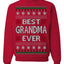 Best Grandma Ever Classic Winter Holidays Ugly Christmas Sweater Crewneck Sweatshirt