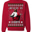 Jesus Is Him Funny Gen Z Viral Meme Shades Slang Ugly Christmas Sweater Crewneck Sweatshirt