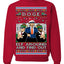 Doge Elf Around and Find Out Trump Elon Vivek MAGA Ugly Christmas Sweater Crewneck Sweatshirt