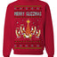 Merry Glizzmas, Funny Glizzy Hot Dog Baby Jesus Catholic Nativity, Fast Food Mustard Condiment Glizzys Humor Ugly Christmas Sweater Crewneck Sweatshirt