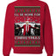 I'll Be Home for Xmas Donald Trump Ugly Christmas Sweater Crewneck Sweatshirt