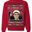 Did Somebody Say Christmas? Lloyd Dumb Dumber 90s Movie Ugly Christmas Sweater Crewneck Sweatshirt