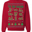Tis' The Season To Be Naughty Unisex Ugly Crewneck Sweatshirt Crewneck Sweatshirt