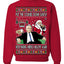 Put the Cookies Down Make America Healthy Again RFK Ugly Christmas Sweater Crewneck Sweatshirt