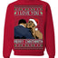 I Love You Merry Chrithmith Funny Boxing Fight Meme Classic Funny Xmas Ugly Christmas Sweater Crewneck Sweatshirt