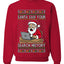 Santa Saw Your Search History, Funny Internet Humor, Ugly Christmas Unisex Sweater, Crewneck Sweatshirts
