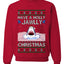 Have a Holly Jawlly Christmas, Cute Shark, Ugly Christmas Sweater, Crewneck Sweatshirts