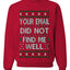 Your Email Did Not Find Me Well, Funny Office Humor Christmas Unisex Sweater, Ugly Christmas Crewneck Sweatshirts