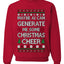 Maybe AI Can Generate Me Some Christmas Cheer, Funy Christmas Unisex Sweater, Ugly Christmas Crewneck Sweatshirts