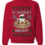 O Swoley Night, Exercise and Fitness Enthusiast, Ugly Christmas Unisex Sweater, Crewneck Sweatshirts