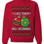 Big and Bobbing, Funny Unisex Ugly Christmas Sweater Crewneck Sweatshirts