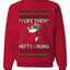 Hefty And Hung Christmas Sweater, Funny Unisex Ugly Christmas Crewneck Sweatshirts