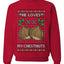 He Loves my Chestnuts, Unisex Ugly Christmas Sweater Crewneck Sweatshirts