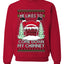 Come Down my Chimney, Unisex Ugly Christmas Sweater Crewneck Sweatshirts