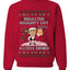Redacted Naughty List Access Denied, Unisex Ugly Christmas Sweater Crewneck Sweatshirts