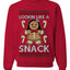 Lookin Like A Snack, Unisex Ugly Christmas Sweater Crewneck Sweatshirts
