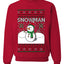 Snowman, Unisex Ugly Christmas Sweater Crewneck Sweatshirts