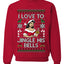 I Love To Jingle His Bells, Unisex Ugly Christmas Sweater, Crewneck Sweatshirts