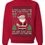 Is That A Candy Cane In Your Pocket Naughty Santa, Unisex Ugly Christmas Sweater, Crewneck Sweatshirts