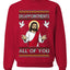 Disappointments All Of You Jesus, Unisex Ugly Christmas Sweater Crewneck Sweatshirts