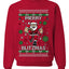 Merry Blitzmas, Football Christmas Sweater Design, Unisex Ugly Christmas Sweater Crewneck Sweatshirts