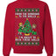 From The Windows To The Walls I'm About To Deck These Halls, Unisex Ugly Christmas Sweater Crewneck Sweatshirts