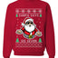 Santa Says 6 7 Meme, Unisex Ugly Christmas Sweater Crewneck Sweatshirts
