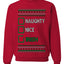 Naughty Nice, Irish, Irish Christmas, Unisex Ugly Christmas Sweater, Crewneck Sweatshirts