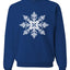 Snowflake, Pretty Holiday Christmas Design, Unisex Christmas Sweater, Crewneck Sweatshirts