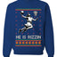He Is Rizzin, Unisex Ugly Christmas Sweater, Crewneck Sweatshirts