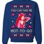 You Can Take Me Hot to Go, Funny Midwest Princess Pop Star Ugly Christmas Sweater Crewneck Sweatshirt