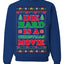 Die Hard is a Christmas Movie Classic McClane Nakatomi Ugly Christmas Sweater Crewneck Sweatshirt