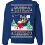 Grandma Got Run Over by a Reindeer Funny Song Movie Ugly Christmas Sweater Crewneck Sweatshirt