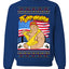 Trumpamania Funny Hogan 80s USA Wrestling Sports Parody Ugly Christmas Sweater Crewneck Sweatshirt
