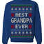 Best Grandpa Ever Classic Winter Holidays Ugly Christmas Sweater Crewneck Sweatshirt