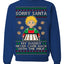 Sorry Santa Dad Never Came Back With Milk, Funny Viral Daddy Left Sad Kid Meme Funny Ugly Christmas Sweater Crewneck Sweatshirt