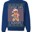 Sleigh Girl Sleigh Funny Trendy Pop Girly Sling Bag Coffee Cup Unisex Ugly Christmas Sweater Crewneck Sweatshirt